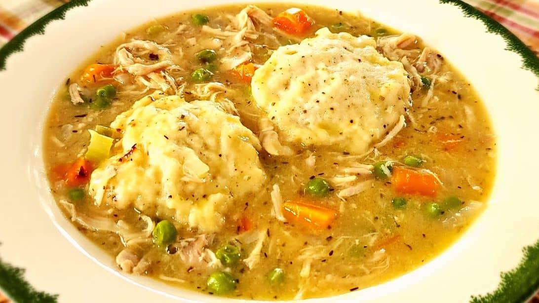Easy Stovetop Chicken & Dumplings Recipe