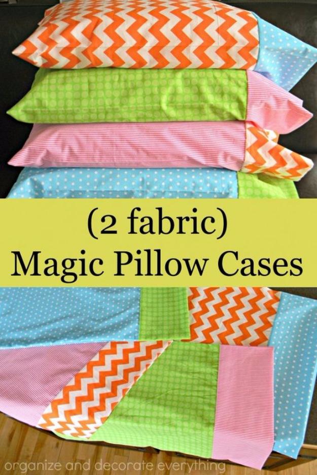 Magic Pillowcase, one worth bookmarking from this list and a project that comes together in an afternoon