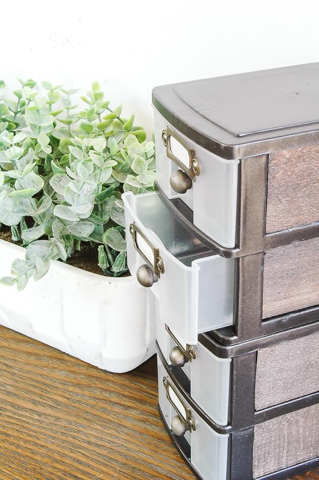 Industrial Farmhouse Storage Drawers, no fancy equipment needed to get started and a keepsake worth handing down