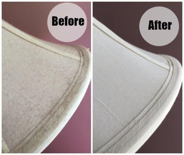 Easy Way to Dust Lamp Shades, a genius cleaning tip worth trying around the house and a handy trick that costs nothing to try