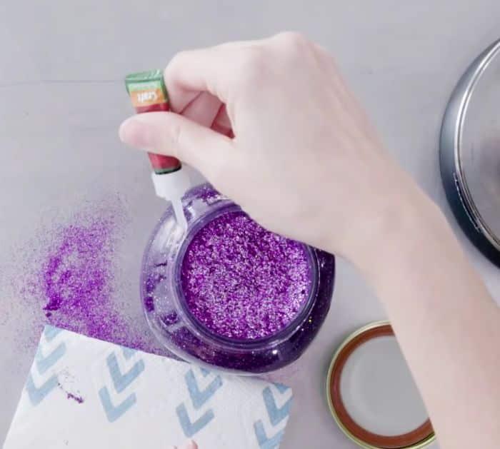Easy To Make DIY Calming Glitter Jar