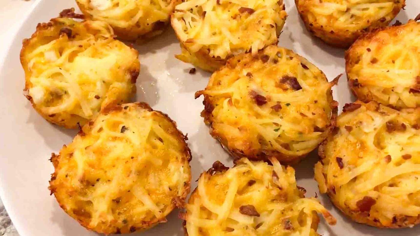 Cheesy Hash Brown Cups Recipe