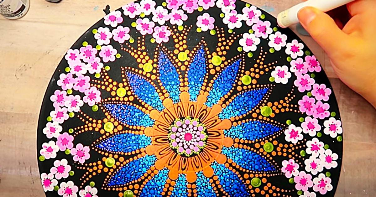 How To Make A Cherry Blossom Mandala Record