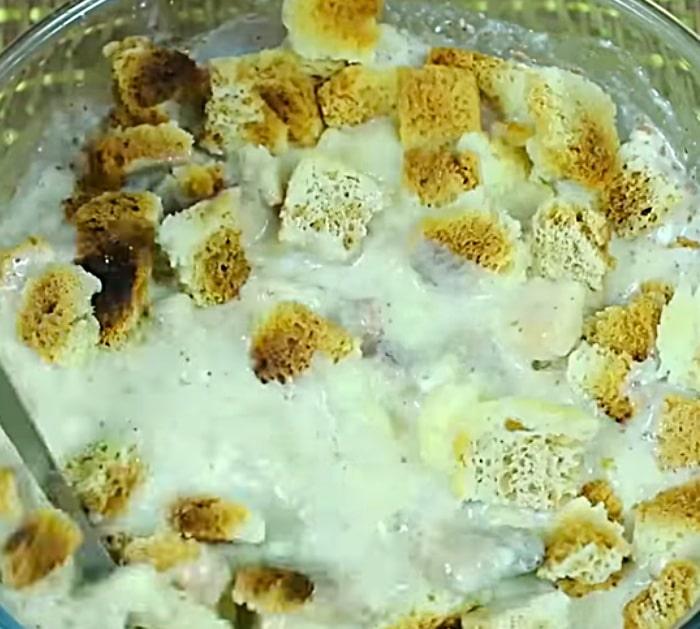 Make a Banana Bread Pudding Recipe for dessert tonight