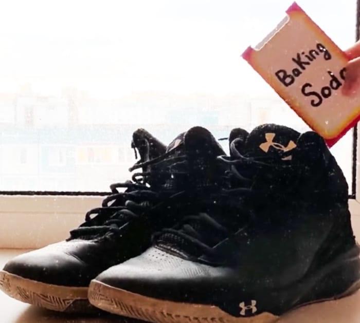 Use Baking Soda To Deodorize Sneakers
