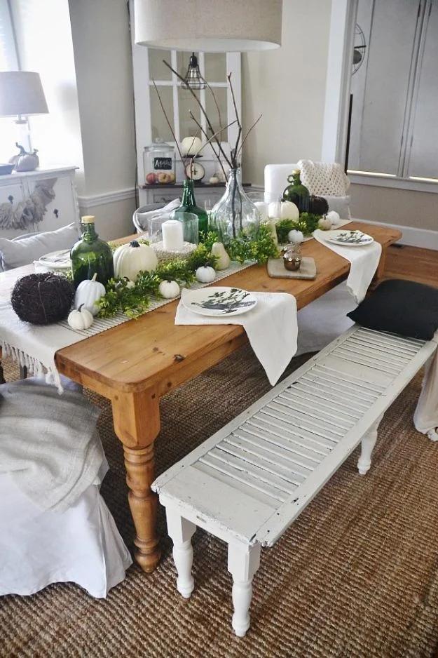 DIY Rustic Shutter Bench, a farmhouse decor idea, simple enough for a first try and a satisfying finish for not much work