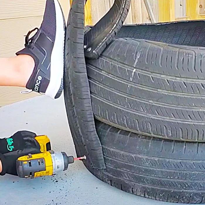 Easy Recycled Project Ideas - Tire Projects - Teacup Planter Idea