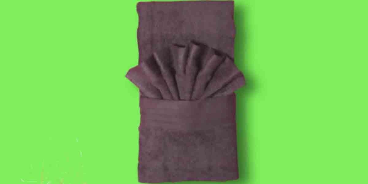 A Special Towel Folding Trick That Adds Style To The Way You Display Your Hand Towel!