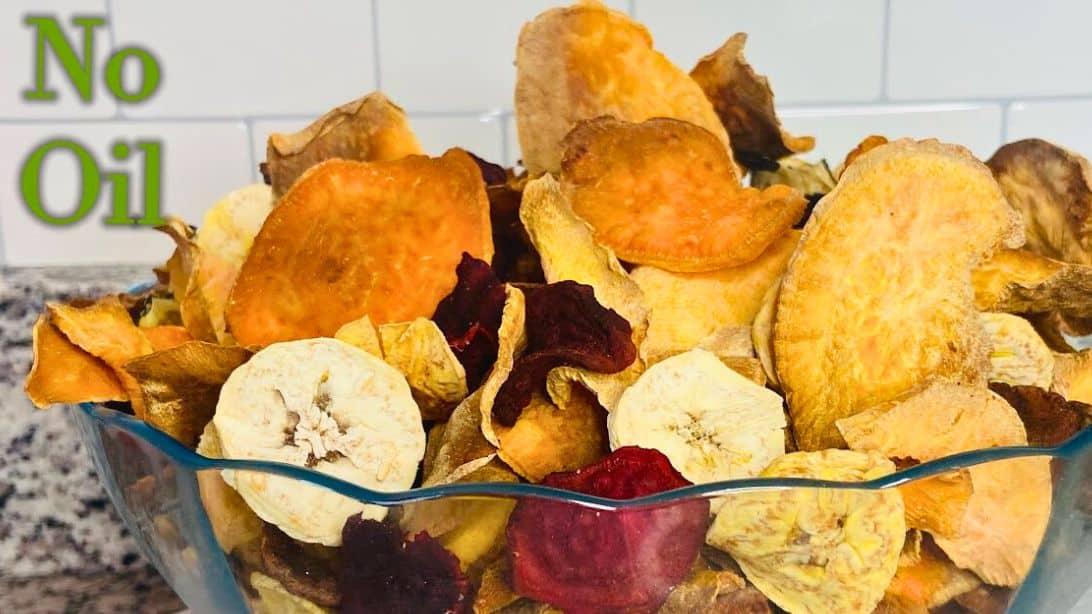 Easy Homemade Healthy Veggie Chips