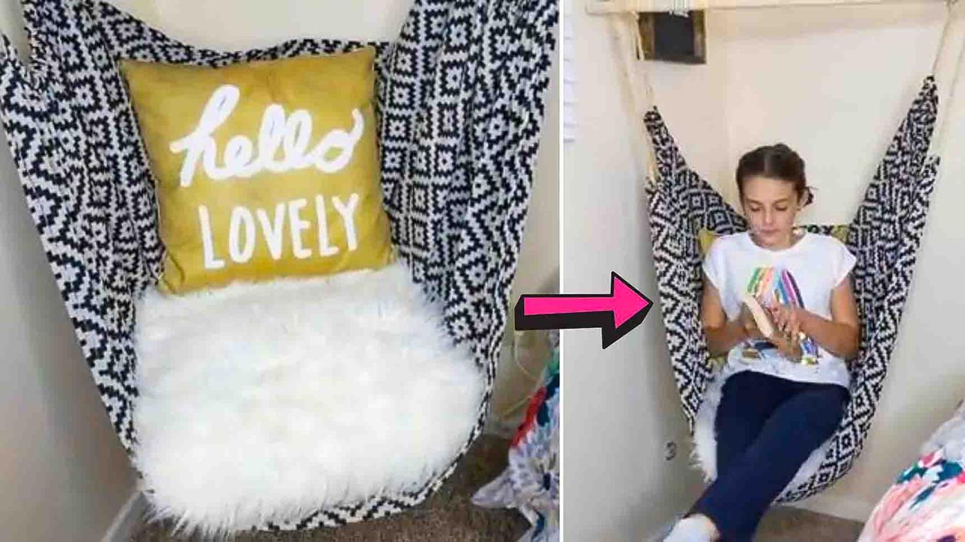 DIY Indoor Hanging Chair Tutorial