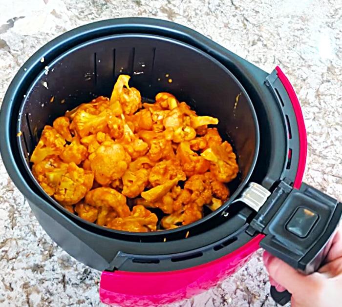 Cook Buffalo Cauliflower In An Air Fryer - Easy Snack Ideas - Air Fryer Recipes