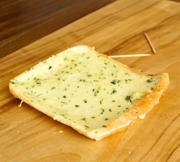 Crispy Garlic Butter Sausage Toast Recipe