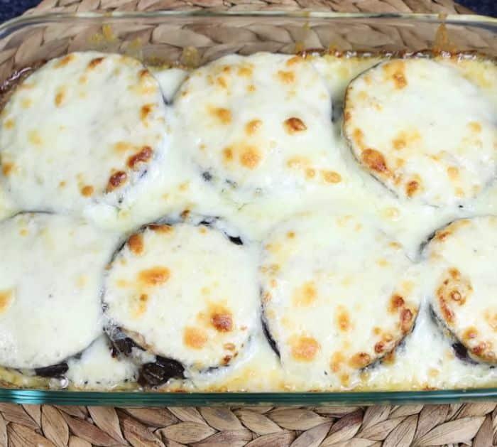 Easy Cheesy Eggplant Casserole Recipe