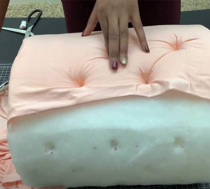 Ottoman For Storage From A Bucket - Home DIY