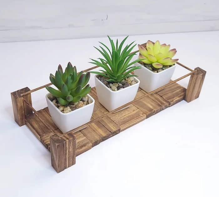 Easy DIY Dollar Tree Trays And Planters