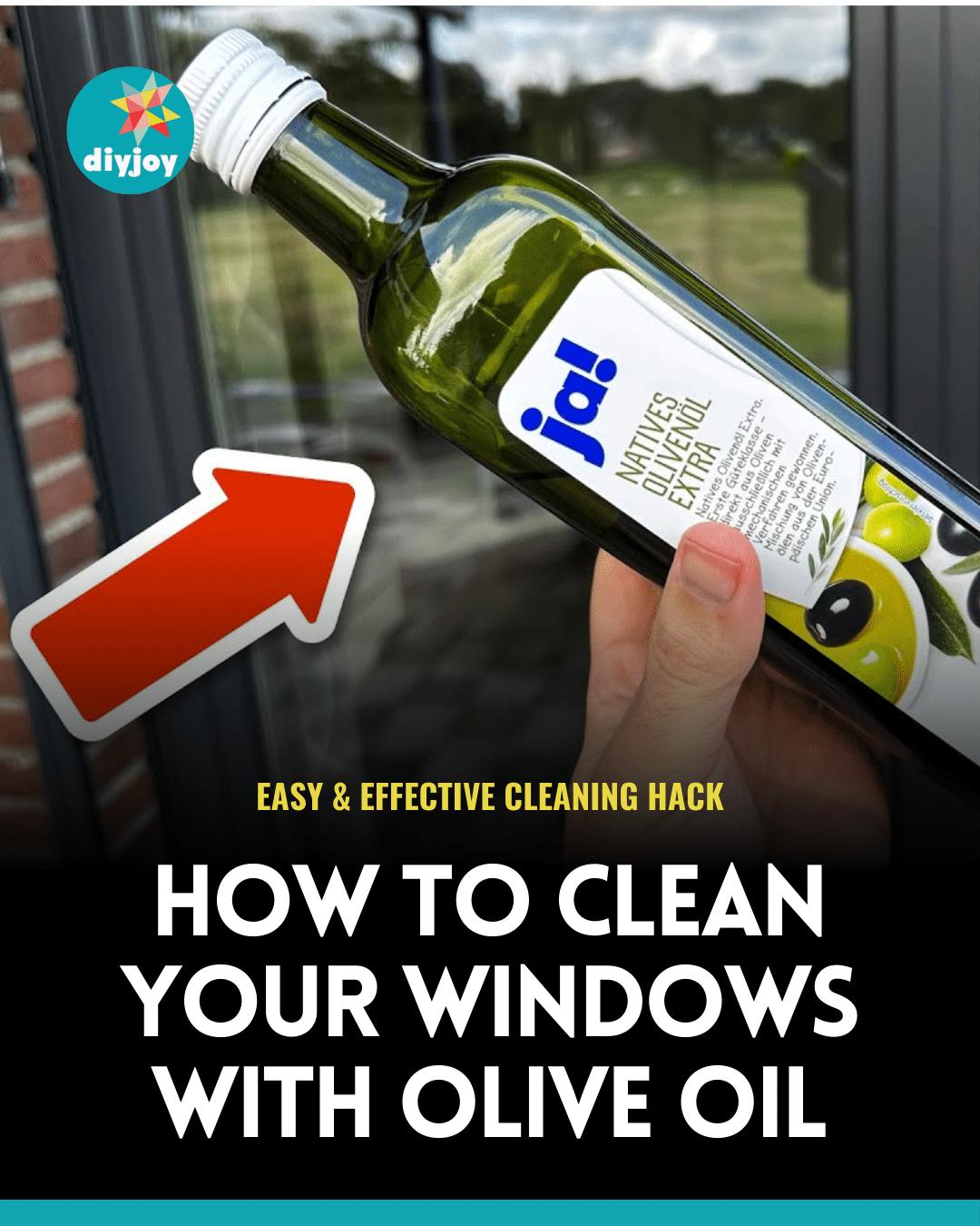 How To Clean Your Windows With Olive Oil