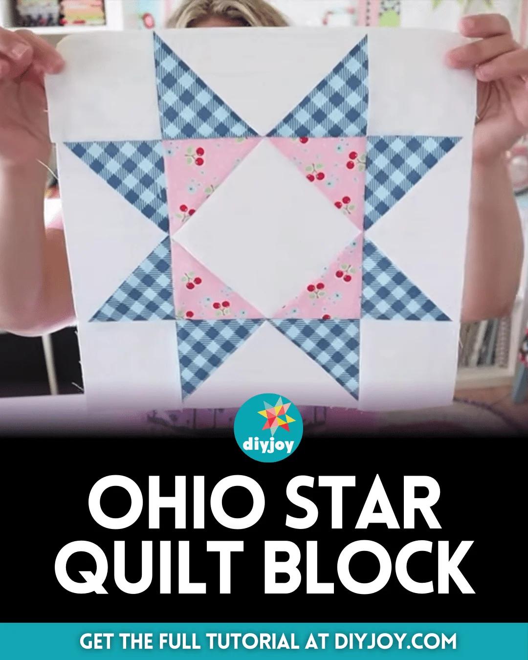 Easy Ohio Star Quilt Block Tutorial
