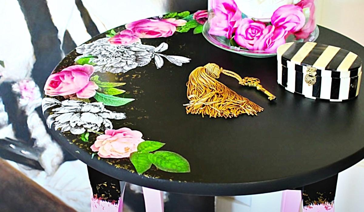 Victorian Gothic Table Makeover