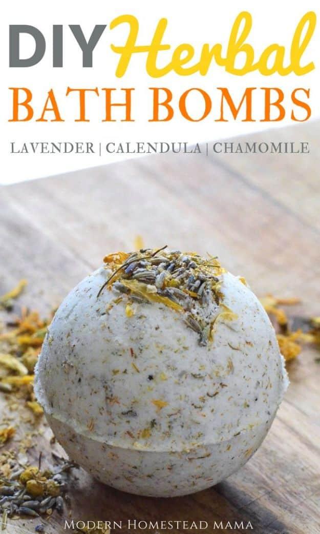 DIY Herbal Bath Bombs, mixed in minutes with ingredients from the kitchen shelf and a glow that rivals a proper spa visit
