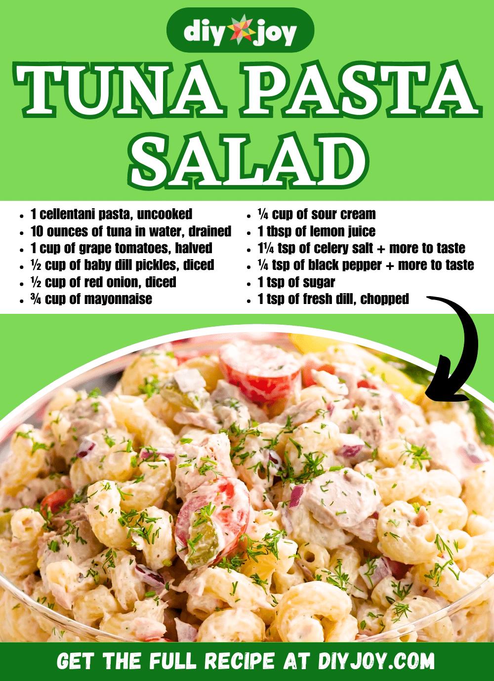 Easy Tuna Pasta Salad Recipe