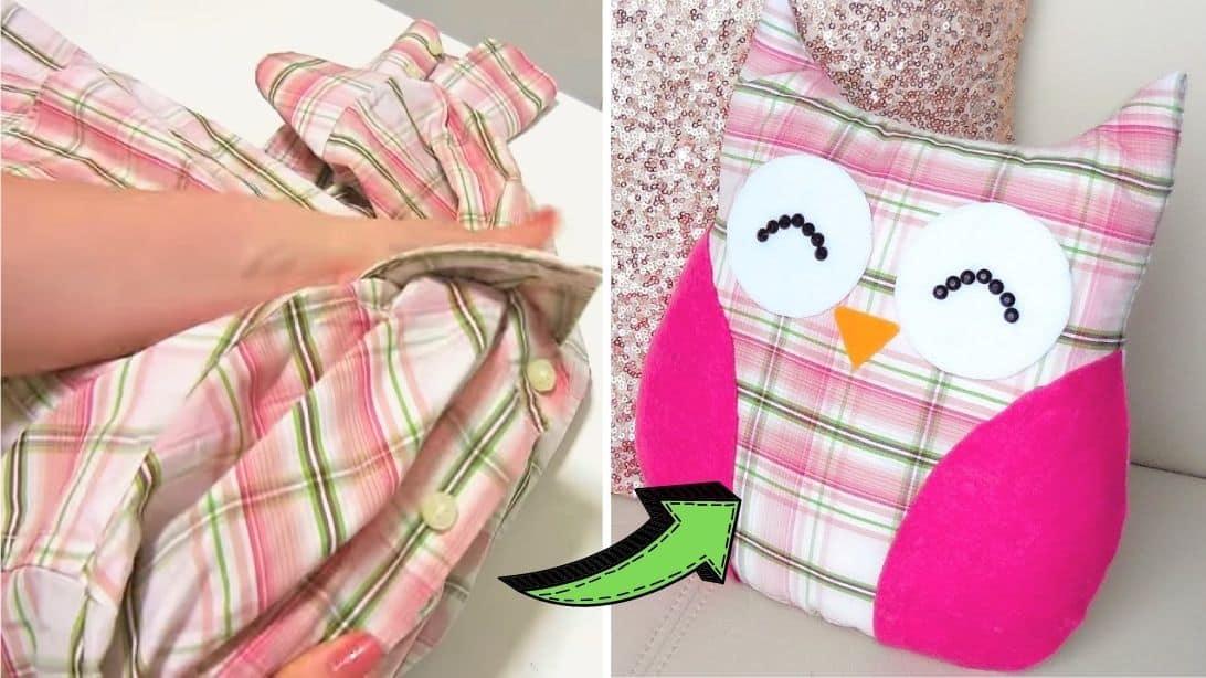 DIY Owl Pillow Sewing Tutorial