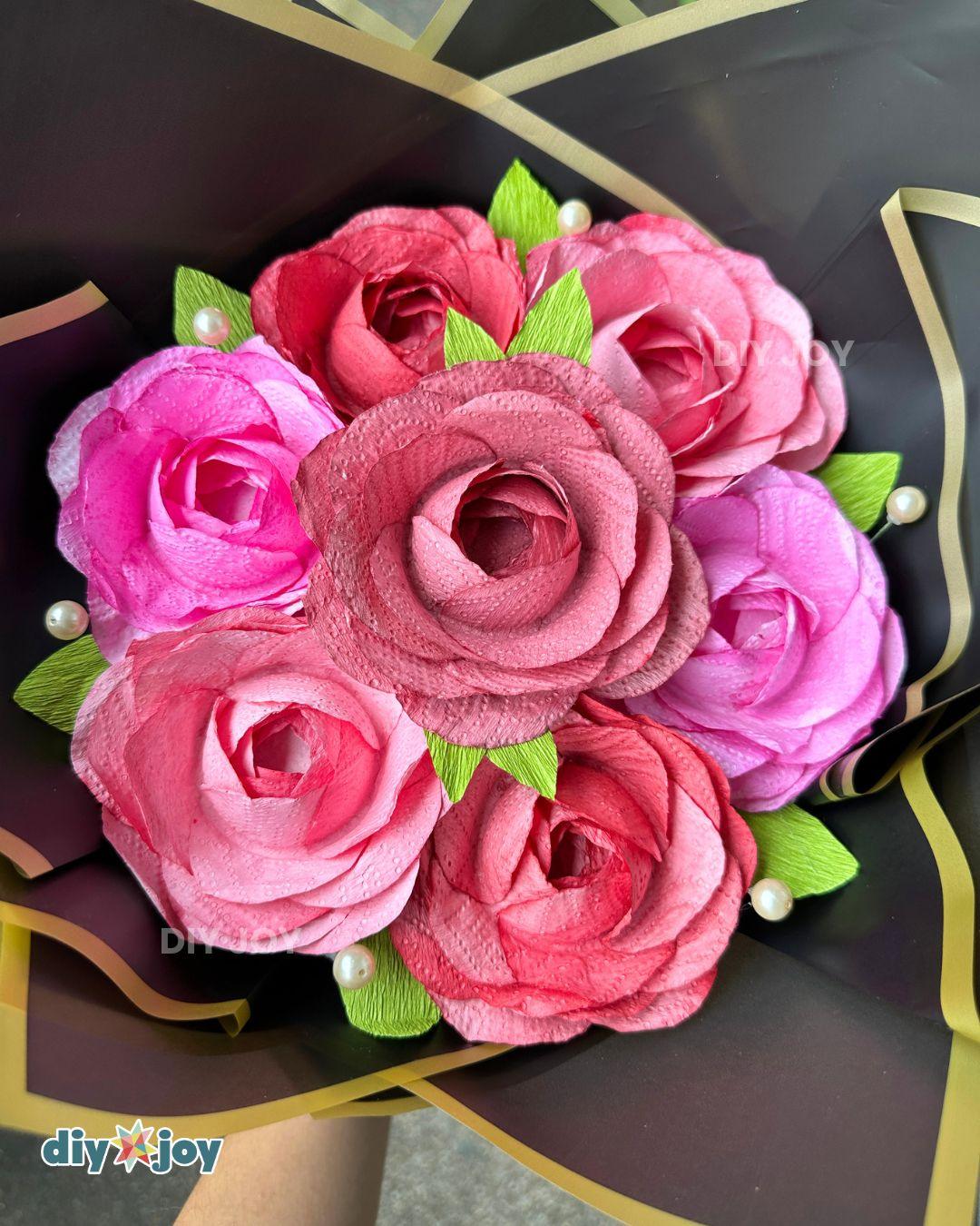 Aesthetic Paper Flower Bouquet Paper Towels — finishing touches