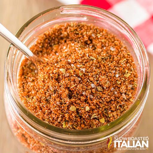 Sweet BBQ Rub In A Jar, a thoughtful homemade present, simple enough to finish between wrapping paper runs