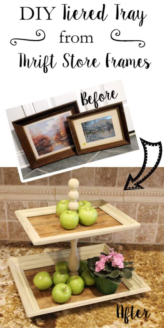 DIY Tiered Tray, simple enough for a beginner and sweet enough to give and a heartfelt gift worth making by hand
