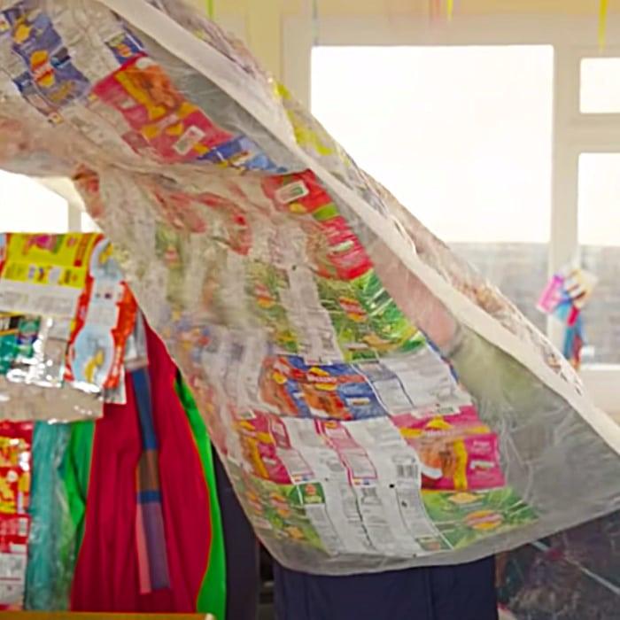 How To Make Crisp Packet Sleeping Bag Covers For The Homeless - Easy Recycling Project - How To Make A Recycled Blanket