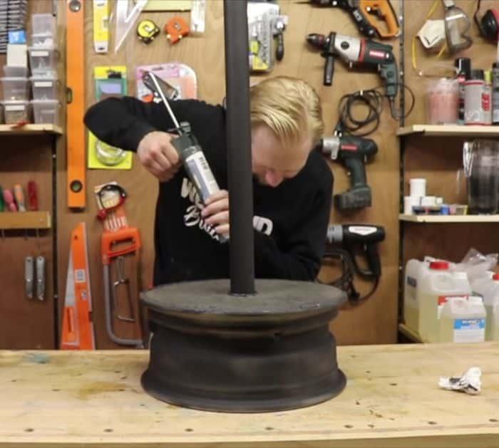 Easy To Make DIY Car Rim BBQ Grill