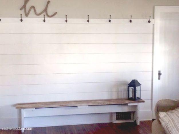 DIY Faux Finishes for Walls - DIY Sharpie Shiplap - Step by Step Tutorials for Do It Yourself Faux Finish Wall Textures - Rustic, Colour, Tuscan Style, Simple Metallic, Sponge Pain