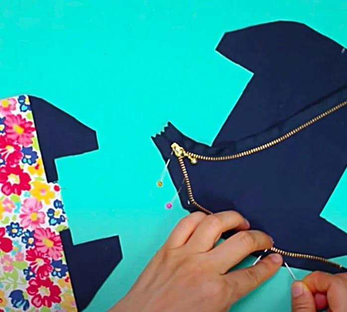 How To Make A Box Zipper Pouch