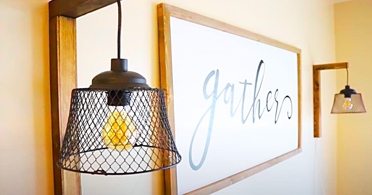 How To Make DIY Dollar Tree Wall Sconces