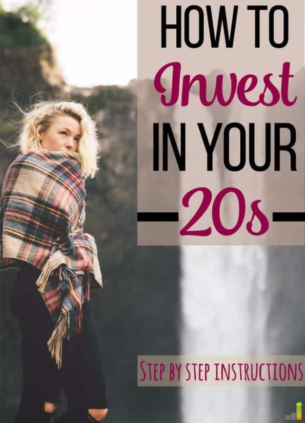 Ways to Save Money in 2018 - Invest In Your 20s - Easy Money Saving Ideas and Tips for Budgeting - Cool Idea for Budget Planning and Smart Financial Advice for Beginners - Create O