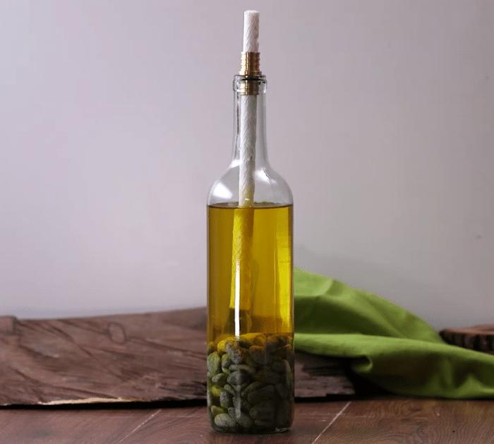 Easy Repurposed Wine Bottle Project Idea