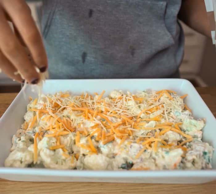 How to Make Loaded Cauliflower Casserole