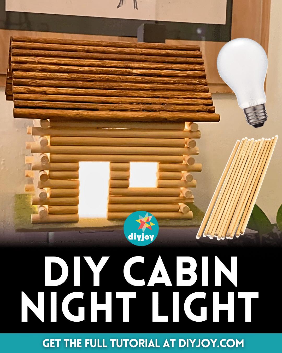 Easy DIY Cabin Night Light Tutorial