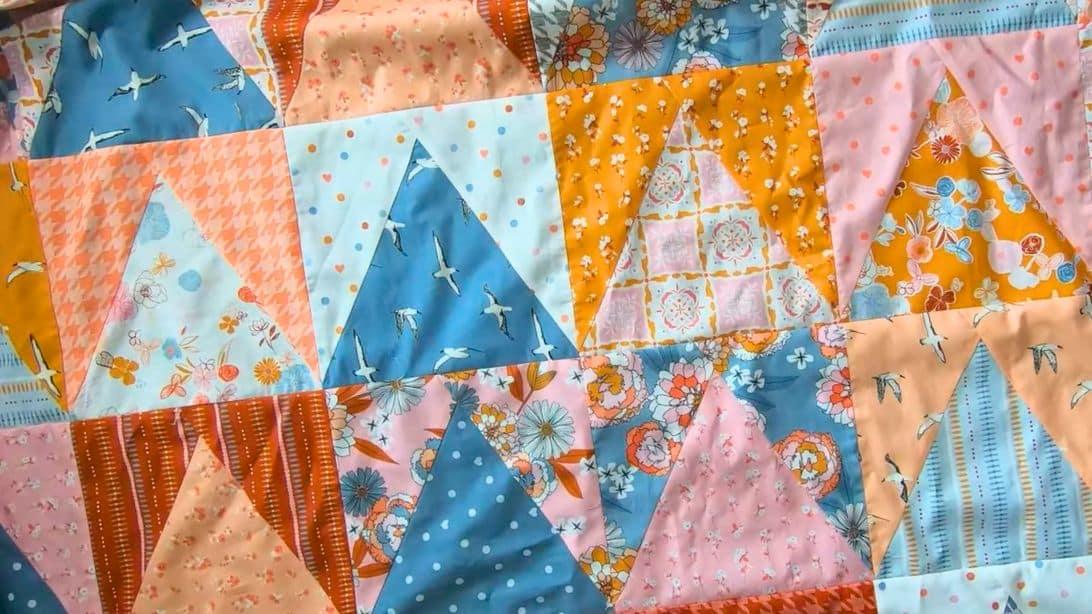 Bohemian Peak Layer Cake Quilt Pattern (Zero Waste)