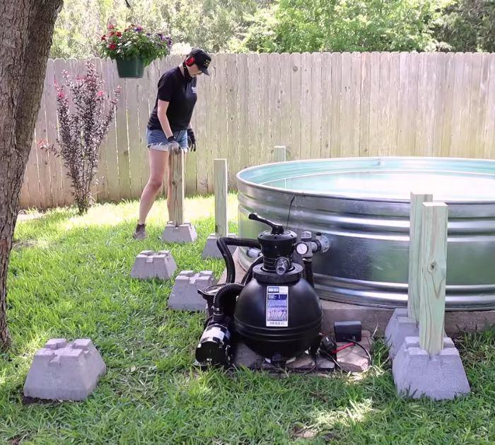 Easy DIY Pool Deck Tutorial