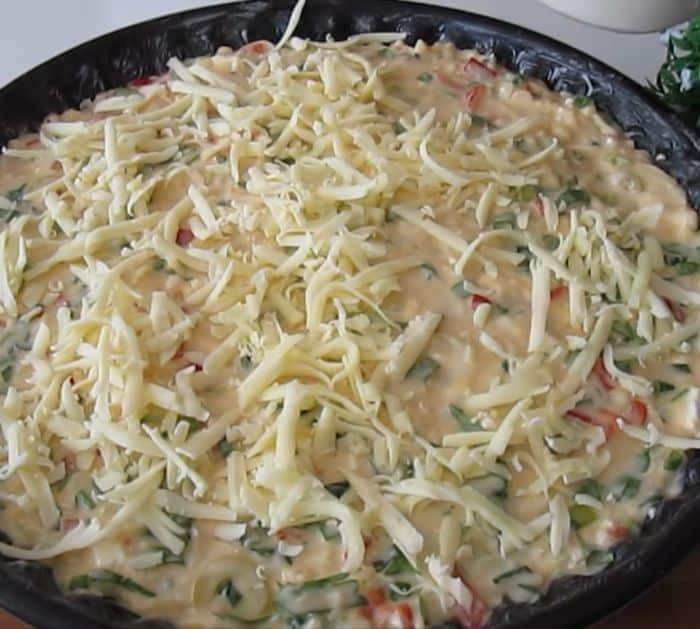 Easy Cheesy Egg Pizza Breakfast Ingredients