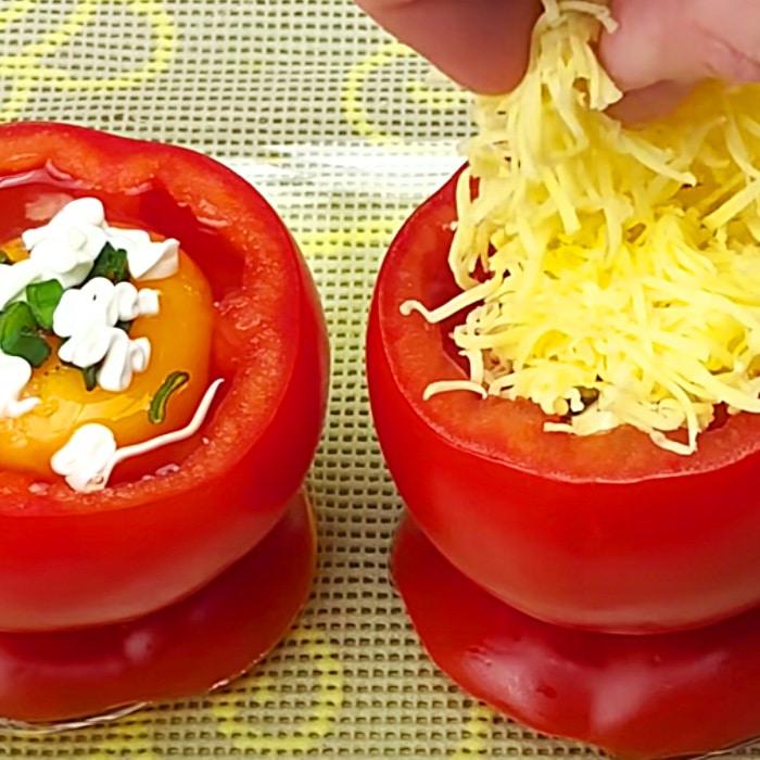 Baked Eggs In Tomatoes Recipe - how To Make Baked Eggs - Easy Breakfast Ideas