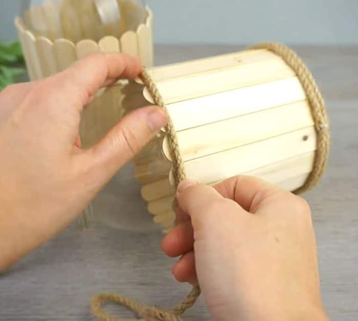 DIY Decorative Glass Jar Project