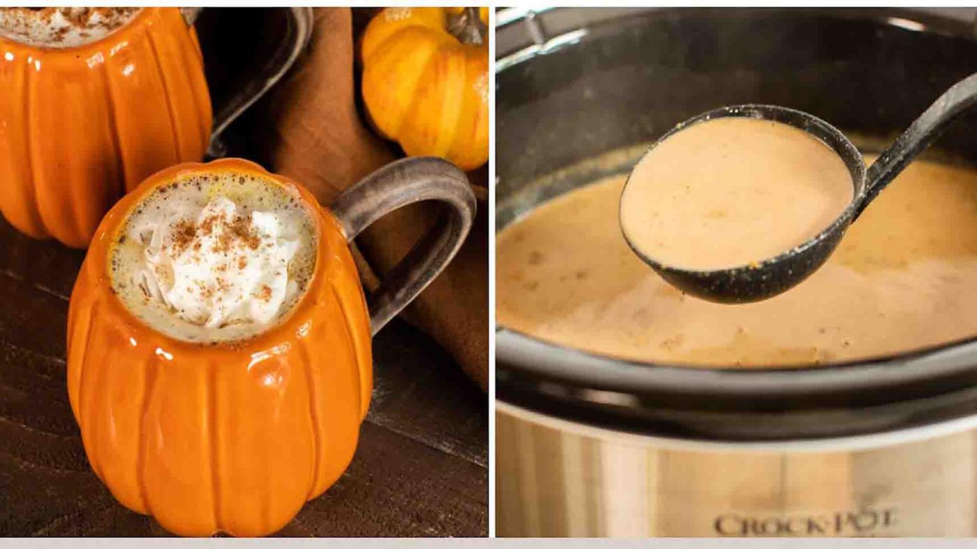 Slow Cooker Pumpkin Spice Lattes Recipe