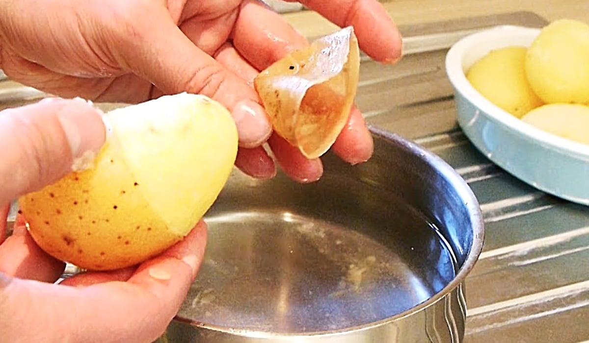 Easy Potato Cleaning Hack