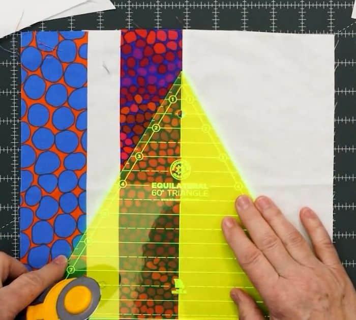 Easy 60 Degrees Stars Quilt Materials