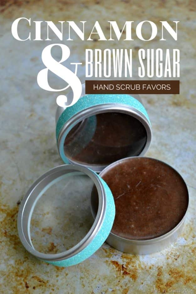 Cinnamon And Brown Sugar Hand Scrub Favors, a simple project that fits any wedding theme and it is a nice one to bookmark