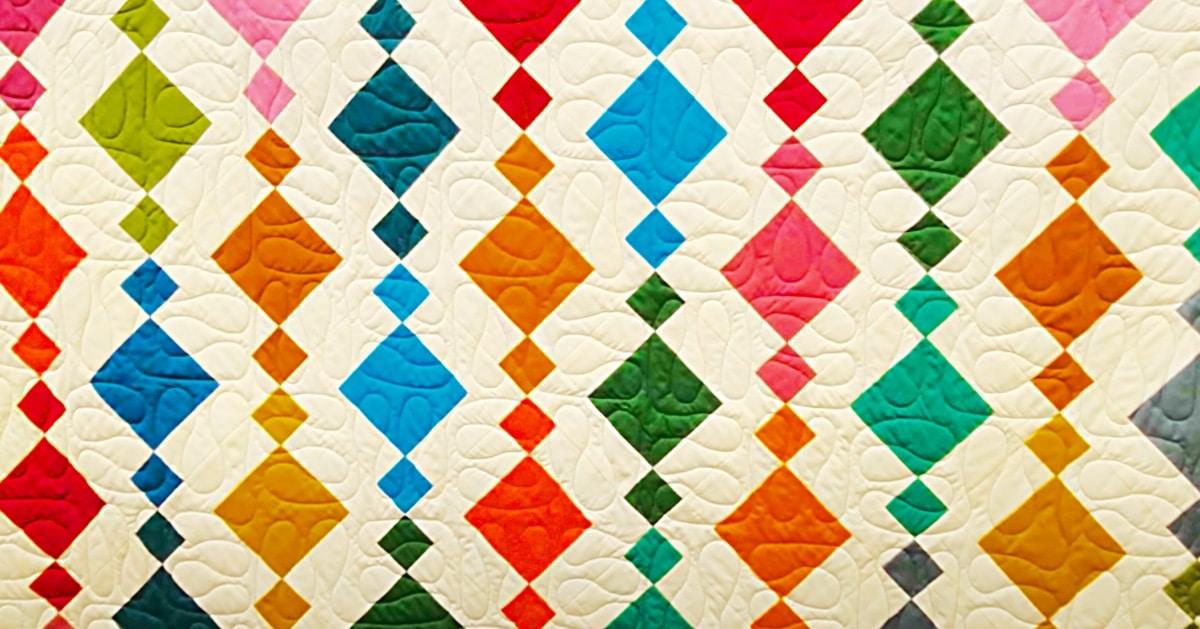 Donna Jordan’s Beads Quilt With Free Pattern
