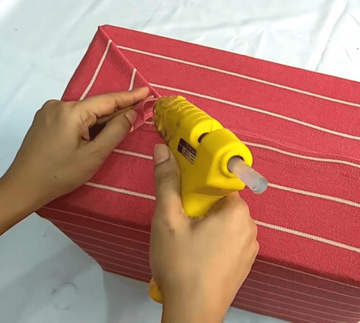 Turn a Cardboard Box Into a Beautiful Storage Basket Materials