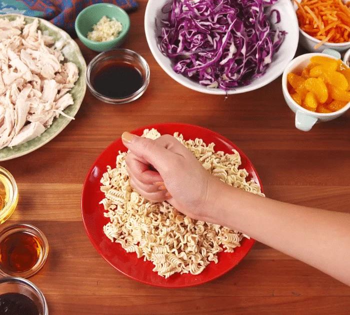 How to Make Chinese Orange Chicken Salad
