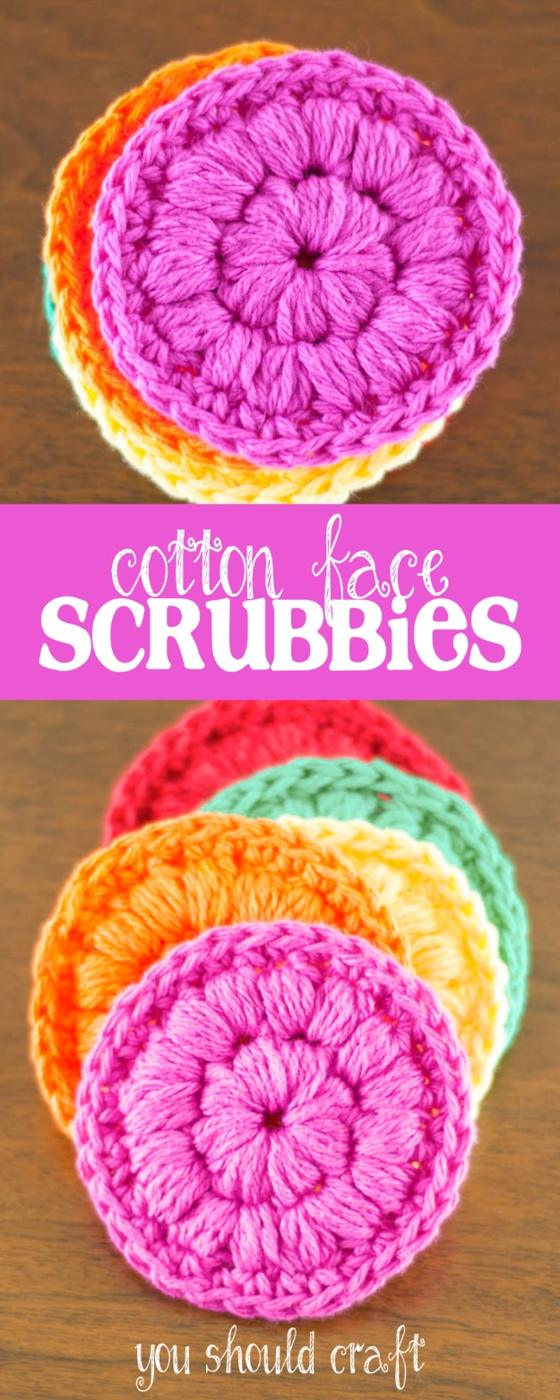 Cotton Face Scrubbies, quick enough to finish before nap time and a result that outshines anything mass produced